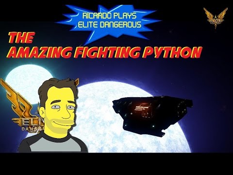 Elite: Επικίνδυνη Η καταπληκτική καταπολέμηση της Python Elite Επικίνδυνο gameplay