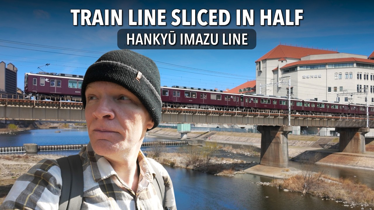 The train line that Japan cut in two • Hankyū Imazu Line - YouTube