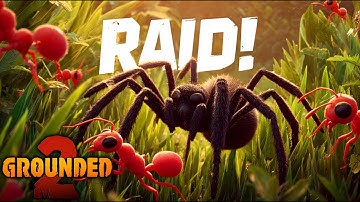 Our First Insect Horde Attack! Grounded 2 (Early Access)(Ep2)