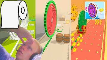 Rolly Paper 3D 🧻 Game All Levels Android IOS Levels 11-13