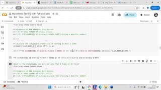 Calculate the probability of rolling a winning die using the binomial distribution