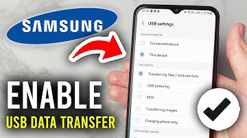 How To Enable USB Data Transfer On Samsung Galaxy Android - Step By Step