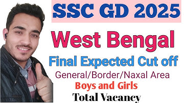 Ssc gd 2025 west bengal final cut off | ssc gd 2025 west bengal cut off | ssc gd 2025 cut off #sscgd