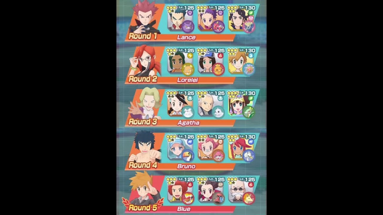 Pokemon Masters - Champion Stadium - Kanto Master Mode #3 - F2P "Friendly" (7500 points)