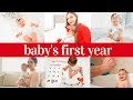 BABY'S FIRST YEAR VIDEO MONTAGE | HAPPY BIRTHDAY RILEY | YEAR IN THE LIFE WITH A BABY