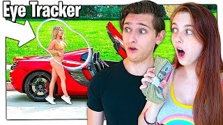 I Gave My Girlfriend $100 Every Time I Look At Something Bad (Eye Tracker Challenge)