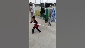Cute 👶 kid performing hessa rudrassa