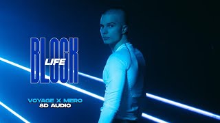 VOYAGE X MERO - BLOCK LIFE [8D AUDIO] 🎧 Resimi