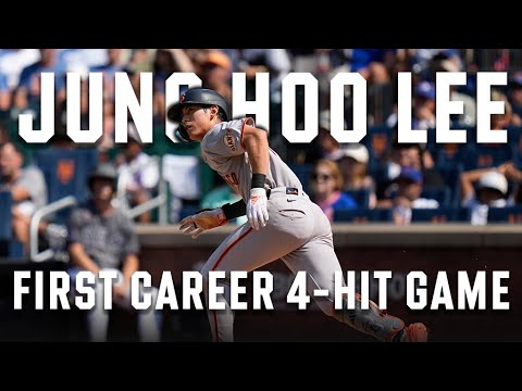 Jung Hoo Lee Dominates in New York with First Career 4-Hit Game | San Francisco Giants Highlights