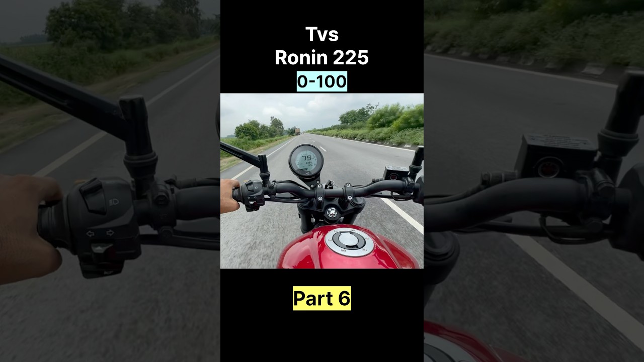 0-100 Acceleration Tvs Ronin 225