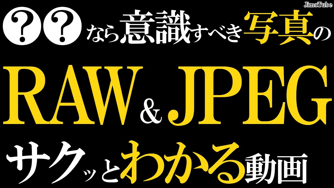 RAWとJPEGの違いを比較。カメラで撮影した写真をどっちの画質モードで保存すべきか解説します。