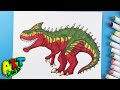 How to Draw a GIGANTOSAURUS LEVEL 40