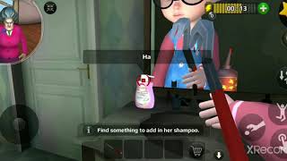Scary teacher 3D pintar el cabello buen eso pensamos que date hasta el final y verad screenshot 3
