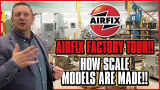 Airfix Factory Tour -  How Scale Model kits Are Made - 1/24 Spitfire is made here!!