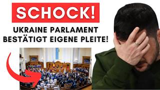 Ukrainisches Parlament bestätigt finanziellen Zusammenbruch + Rubio lässt Selenskys Lügen auffliegen