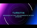 Canvas LMS: Turnitin Reassociating for LTI 1.1 (2:13min)