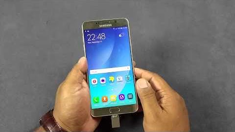 Samsung Galaxy note 5 USB OTG support test