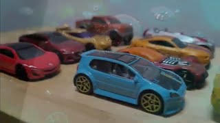 SUPERCARS V SLIME Lots Of Hot Wheels Sliding Into Blue Sludge 😱 Fun For Kids & Toddler TV Car Toys