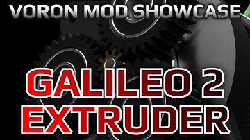 De Galileo 2 Extruder is geweldig!