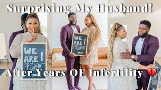 Surprising My Husband After Years Of Infertility | Emotional Pregnancy Announcement #ttcjourney by CrystalOTv 9,143 views 1 year ago 5 minutes, 55 seconds