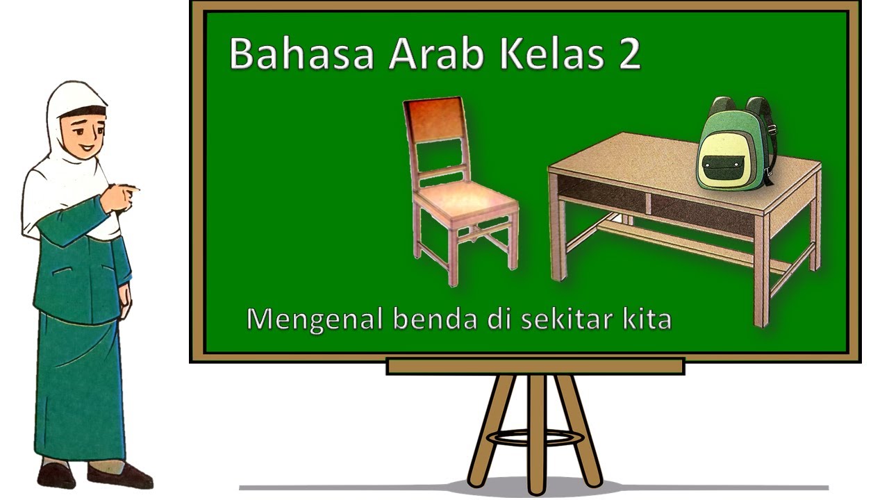 Bahasa Arab MI Kelas 2 Mengenal Kosakata (Benda di Sekitar Kita) YouTube