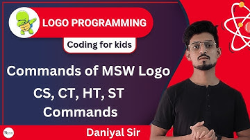 Clear screen, Clear text, Hide turtle,Show turtle Command | CS, CT, HT, ST Commands | MSW LOGO Lec-6