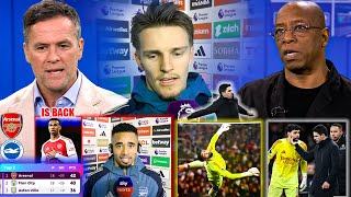 Download Lagu Arsenal vs Brighton 2-1 Ian Wright Goes Crazy! Arteta Back on Top, TWO Points Clear of Man City MP3