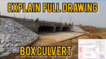 Civil knowledge : BOX Culvert Explain Full Drawing Telugu #construction #civilengineer #bridges