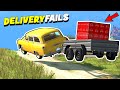 Delivery Fails 4 - Funny Moments - BeamNG.drive