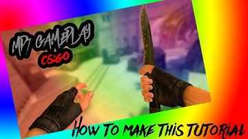 HOW TO MAKE AMAZING CS:GO THUMBNAIL IN PHOTOSHOP!!!!!