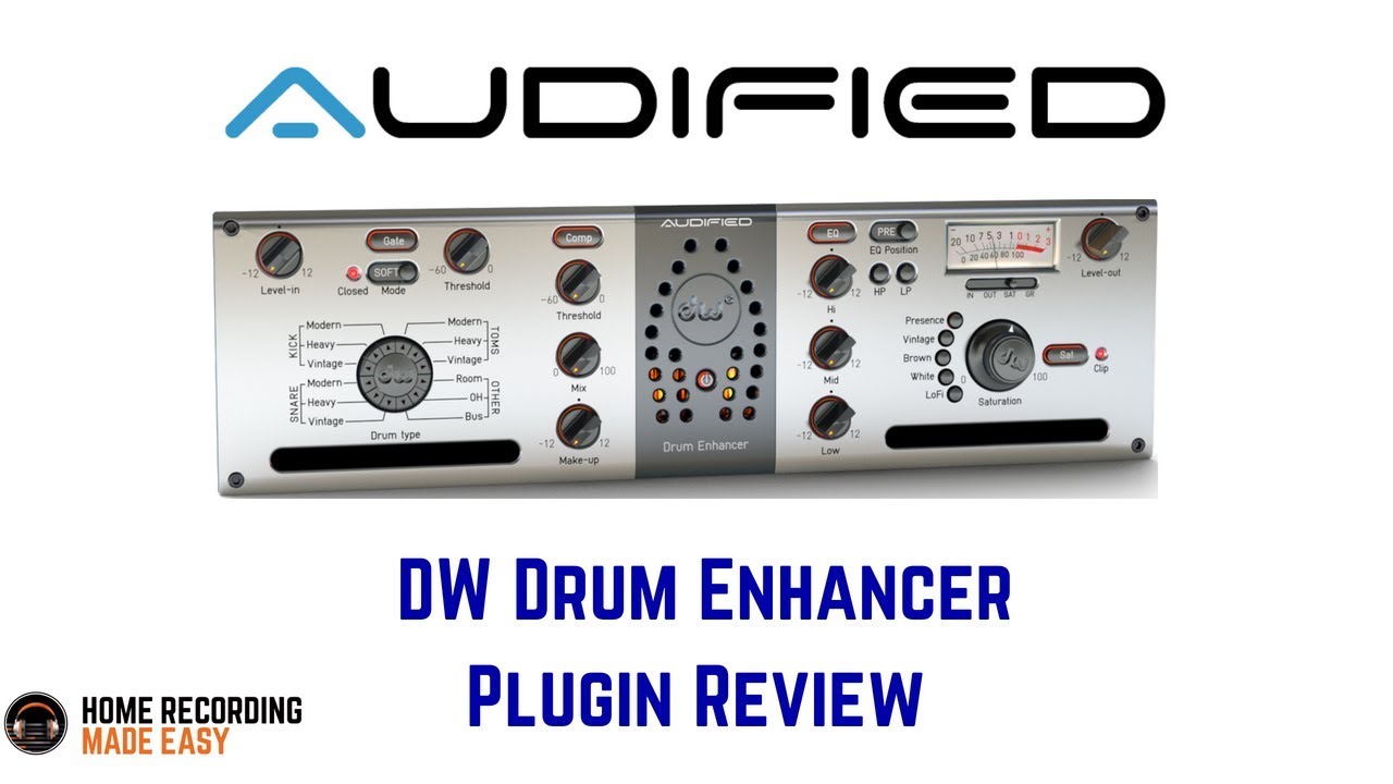 Mixing Drums | Audified DW Drum Enhancer | Plugin