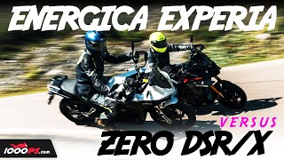 Electric motorcycles comparison test - Zero DSR/X vs. Energica Experia in the Alps