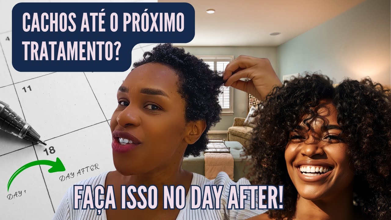 O SEGREDO dos Cabelos Crespos Cacheados no DAY AFTER Revelado! NÃO Volte ao Salão Antes de Ver Isso!