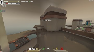 Quake Live rail FFA gameplay