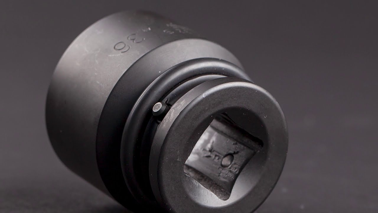 SATA Steckschlüsseleinsatz 32 Mm, 1/2" Für Kraftschrauber – Chrom-Molybdän, Schwarze Oberfläche, DIN 3129