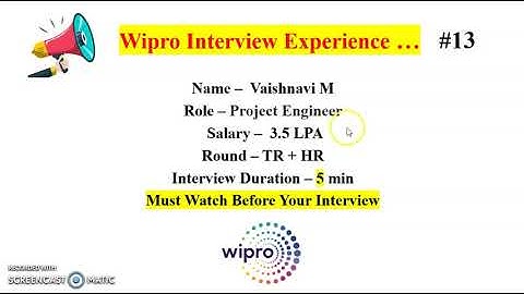 Wipro Interview Experience | Wipro interview question & answer | Wipro elite 2022 batch | #13