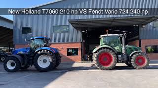 ทดสอบความแรง New Holland T7060 vs Fendt Vario 724
