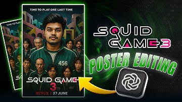 Squid Game Season 3 Photo editing ChatGPT Viral Prompt Squid Game Instagram viral photo editing