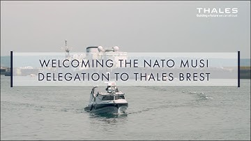 Welcoming the NATO MUSI Delegation to Thales Brest - Thales