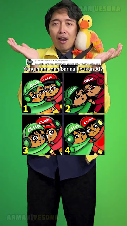 Culap Celip #culapculip - Yang Mana Gambar yang Asli bukan AI? Episode: 27