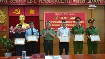 Khen thưởng các tập thể, cá nhân có thành tích xuất sắc trong đấu tranh phòng chống tội phạm | BRTgo