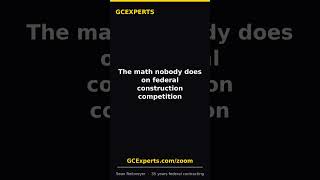The math nobody does on federal construction competition