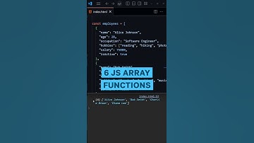 Try Out These 6 JavaScript Array Functions