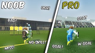 I Found A Noob And Made Him A Pro In Real Futbol 24! (Roblox)