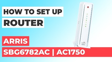 ✅ How to Setup Arris SURFboard SBG6782AC WiFi Router | How to Set Up ARRIS AC1750 SBG6782AC Modem
