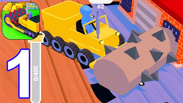 Stone Miner - Gameplay Walkthrough Part 1 Levels 1-3 (Android, iOS)