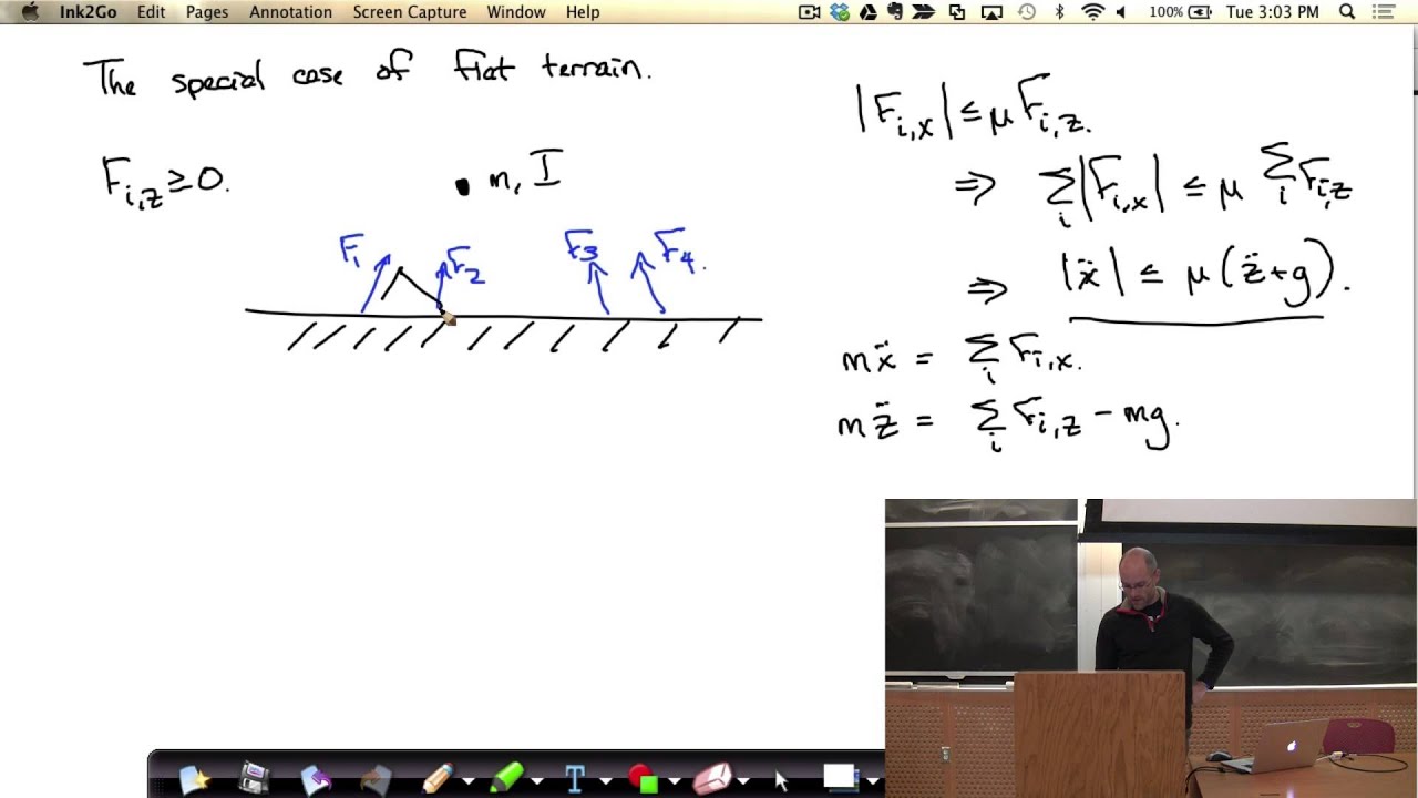 Lecture 15 for MIT 6.832 (Underactuated Robotics)