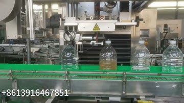 MPC-LS Automatic shrink sleeve labeling machine for 5L bottled water neck