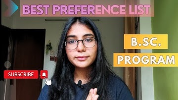 Best Preference sheet for B.Sc.(P) 💯 | Delhi University | CUET 2023 | walkinwitharpi