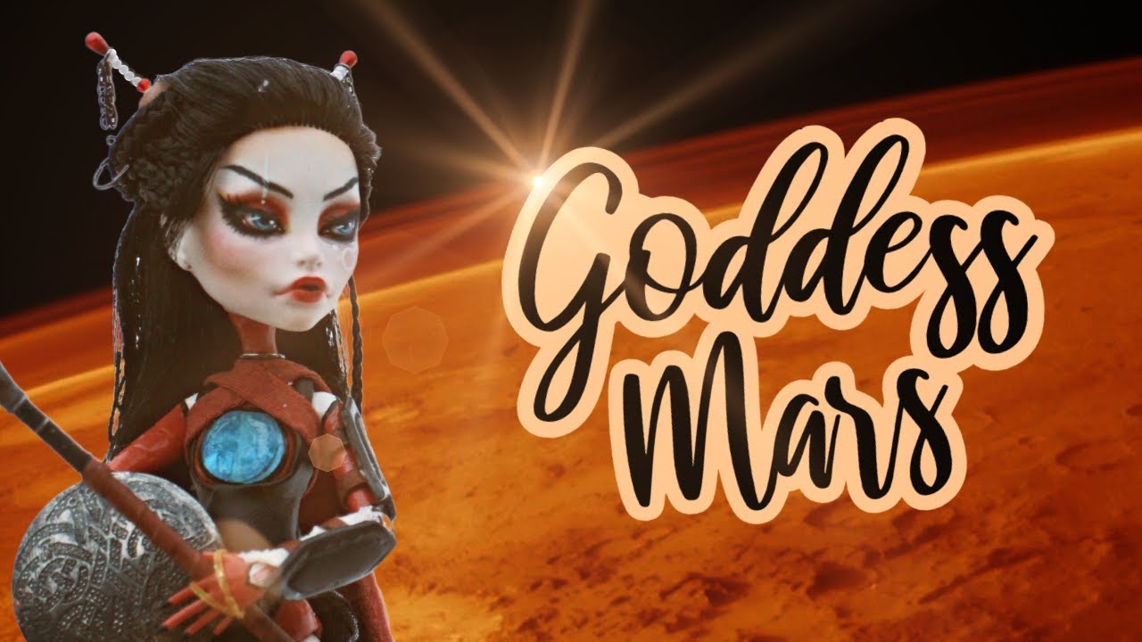 Небесная богиня Марса 🪐 перекраска куклы